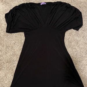 Black Dolman Sleeve Dress